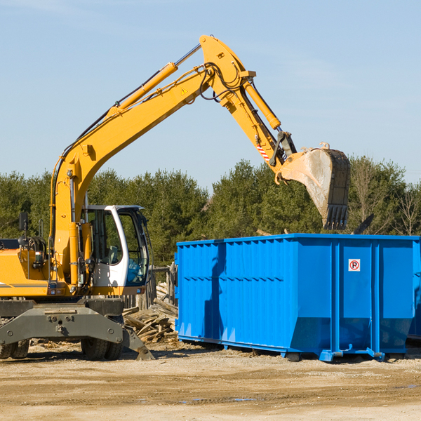 are there any restrictions on where a residential dumpster can be placed in Butte